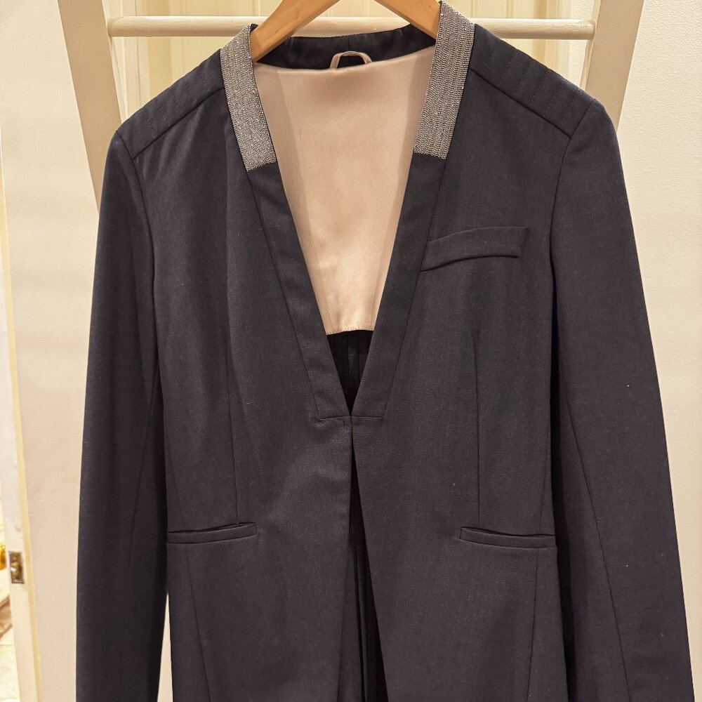 Brunello Cucinelli Gray Pant Suit